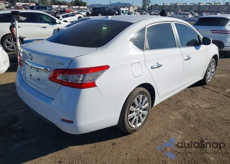 2015 Nissan Sentra Fe+ S/S/Sl/Sr/Sv z USA, uszkodzony, nr VIN 3N1AB7AP7FL633659